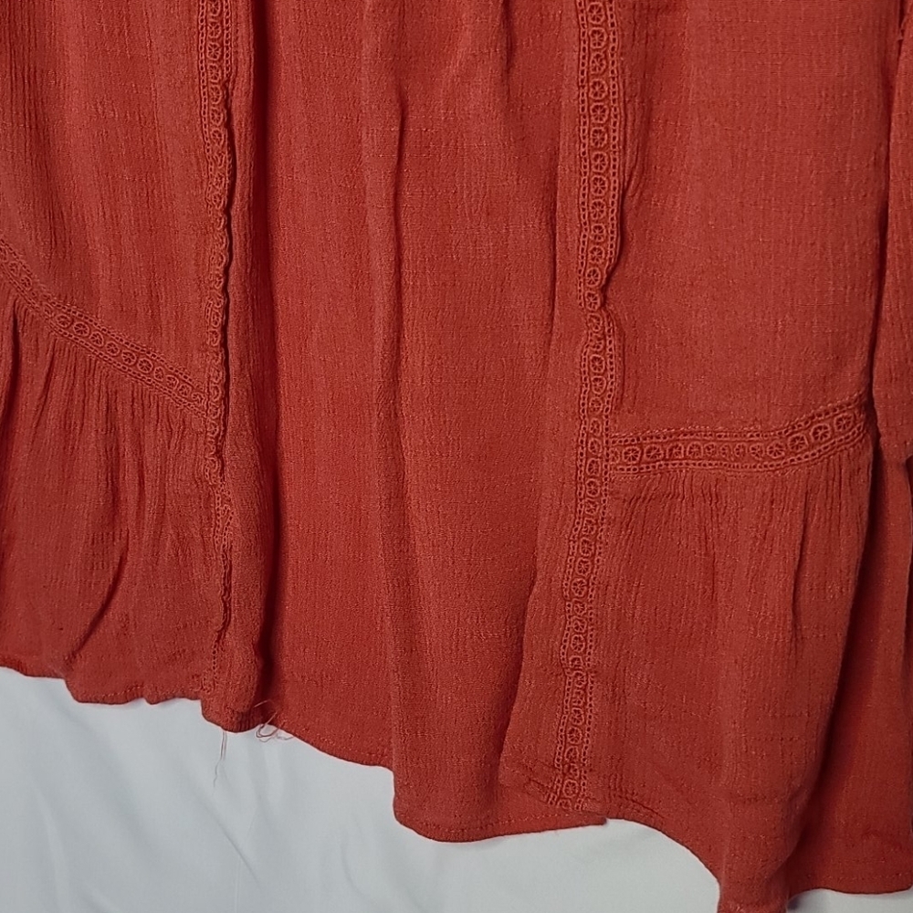 Anthropologie Blu Pepper boho bohemian lace trim sz Medium - Picture 5 of 6